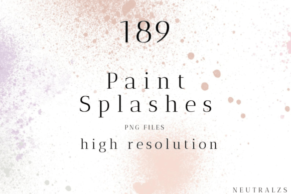 Colorful Paint Splatter Clipart Bundle Guide