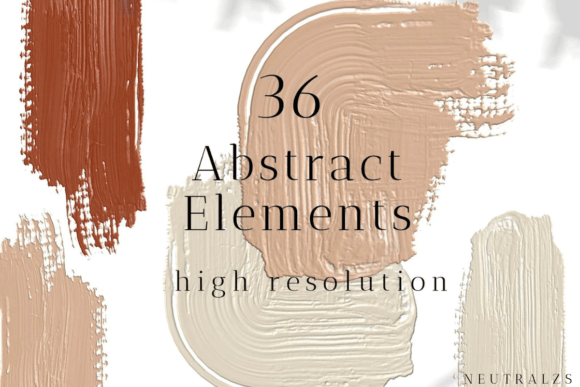 Enhancing Digital Designs with the Fall Brush Strokes Clipart Bundle