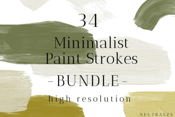 Green Brush Stroke Clipart Bundle Guide