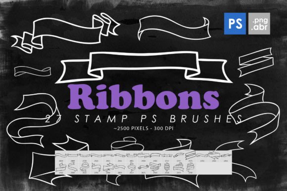 Mastering Visual Storytelling with 27 Flags and Ribbons Photoshop Brushes