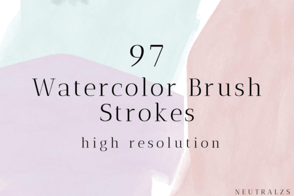 Watercolor Brush Strokes Bundle: Elevating Your Designs with Organic Texture